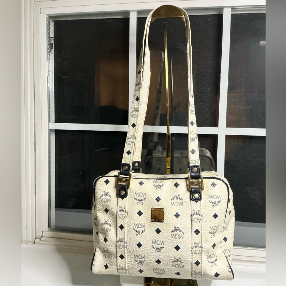 Vintage MCM Visetos Tote Bag | Made in Germany | Collectible Michael Cromer Era